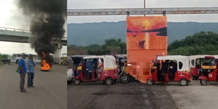 Bloqueo en la carretera Panamericana en Oaxaca: exigen intervención por conflicto territorial