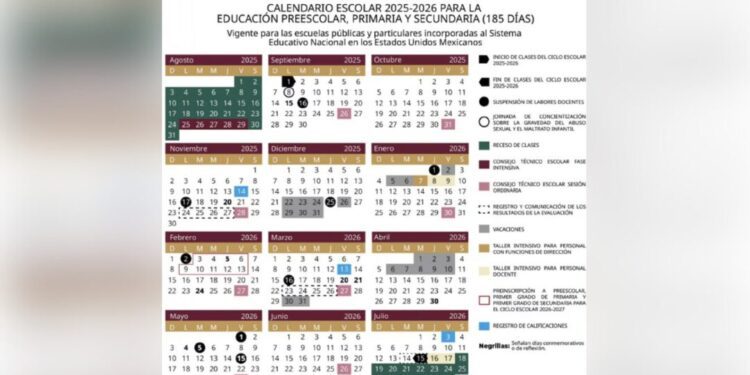 ¡Toma nota! estos son los puentes y vacaciones confirmados para el ciclo escolar 2025-2026