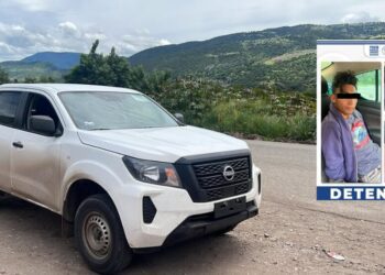 ¡Caen dos hermanos tras rastreo de camioneta robada! Revelan red de robo vehicular en Oaxaca