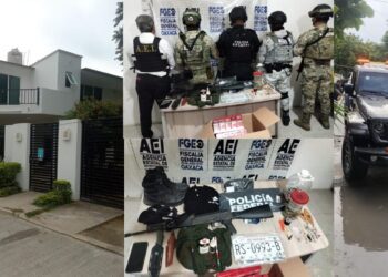 Golpe a célula delictiva en Huatulco: decomisan armas, drogas y vehículos en cateo