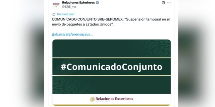 Trump cierra la puerta a paquetes mexicanos: EU elimina exención y México suspende envíos