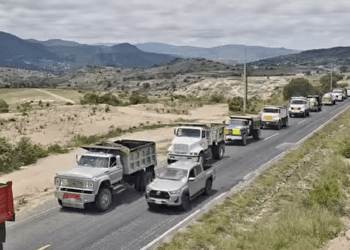 Foto: redes sociales // Los transportistas solicitaron una mesa de diálogo con representantes del Gobierno Federal.