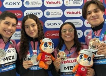 México brilla con 7 medallas en clavados en el Mundial Acuático Singapur 2025