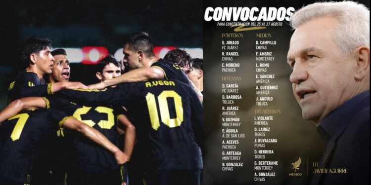 Aguirre da convocatoria para la Fecha FIFA contra Japón y Corea