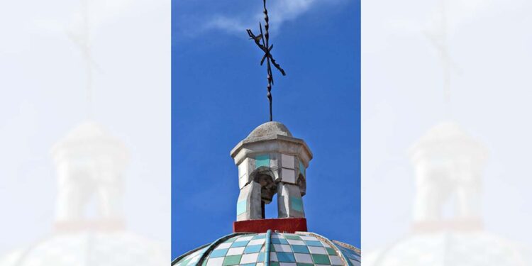 Foto: cortesía // Daños en el templo de San Andrés Huayápam.