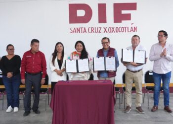 Gobierno de Xoxocotlán y Leche para el Bienestar refrendan compromiso por la nutrición