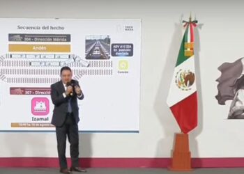 ¿Descarrilado el Tren Maya? ¡no! fue un “desvío de aguja”