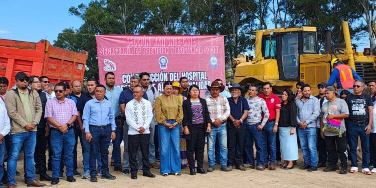 Inicia ISSSTE obra del Hospital Regional; en Cacaotepec; S-22 se atribuye el logro