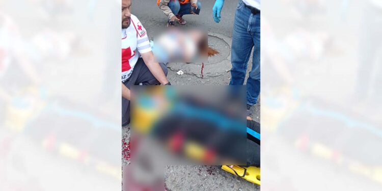 El fuerte accidente cobró la vida del motociclista Eduardo E. G., de 22 años.