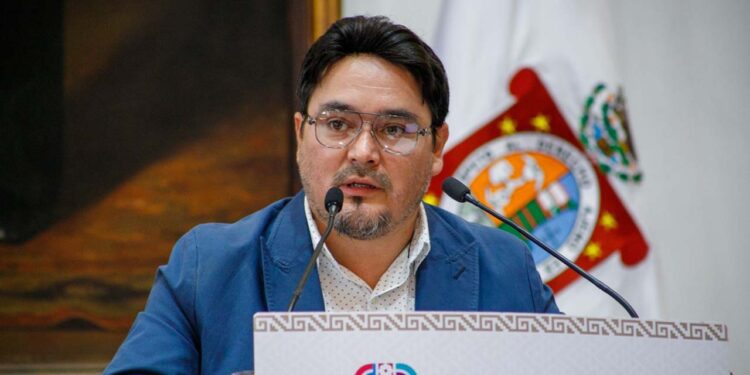 Foto: Gobierno de Oaxaca // Efrén Emmanuel Jarquín González, secretario de salud en el estado.