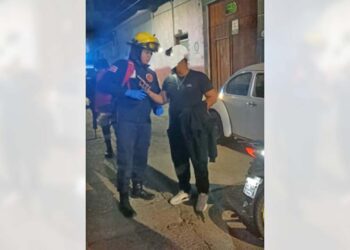 Fue atendido por paramédicos.