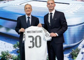 Real Madrid presenta a Franco Mastantuono