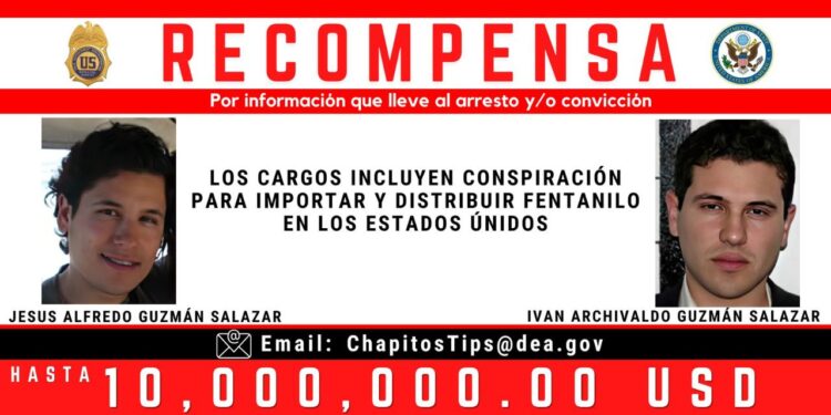 ICE lanza recompensa millonaria por Iván Archivaldo, el hijo de “El Chapo” más buscado