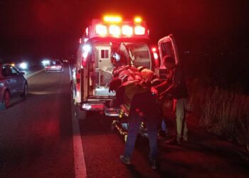 Las víctimas fueron atendidas por paramédicos de la ambulancia del municipio del Tule.