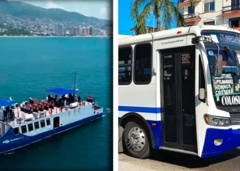 Sheinbaum inaugura ‘Marinabus’, transporte turístico en Acapulco