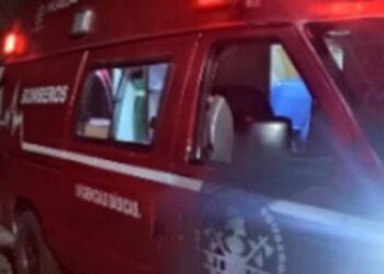 Menor se accidenta en su motocicleta.