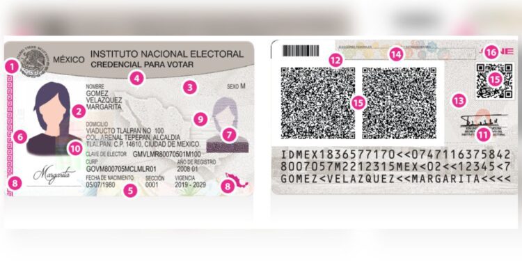 INE lanza nueva credencial de elector con avanzadas medidas de seguridad