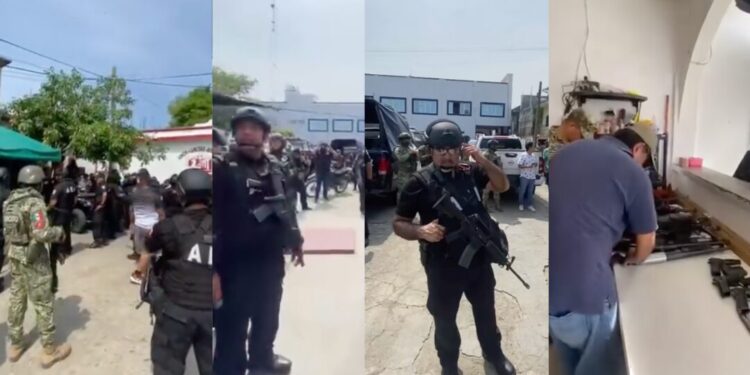 ¡Irrumpe megaoperativo en Pinotepa Nacional! Fuerzas federales asumen control de la Policía Municipal