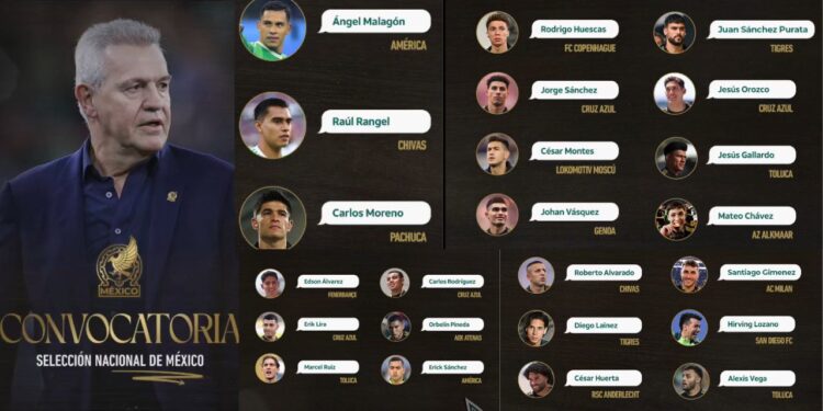 México vs Japón y Corea del Sur: ¿Quiénes están en la lista de Javier Aguirre?