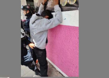 Detienen elementos de seguridad a masculino por robo a comercio
