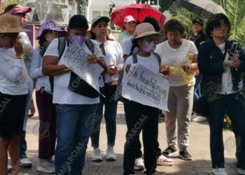 Marchan por falta de medicamentos contra el cáncer; ¿cuál es el recorrido?