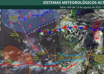 Onda tropical 25 y canal de baja presión provocarán lluvias en gran parte de Oaxaca