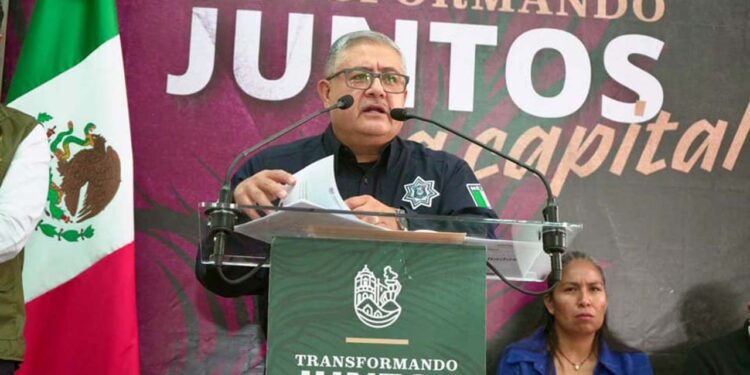 Claudio de Jesús Pérez y Pérez, secretario de Seguridad Vecinal.