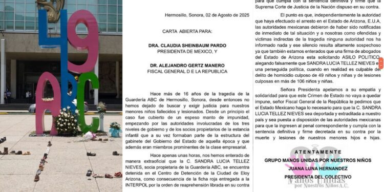 “¡EXTRADÍTENLA YA!”: Padres de la Guardería ABC exigen justicia tras detención en EE. UU.