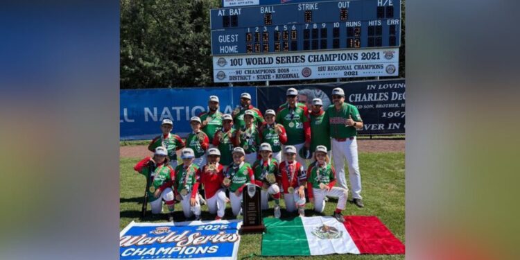 México hace historia en el béisbol infantil: Campeón del Cal Ripken World Series Sub-8