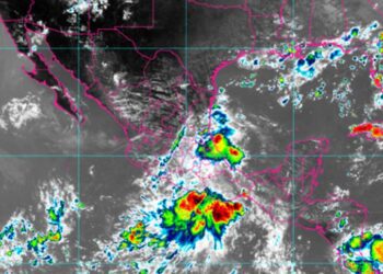 Se espera nubosidad y lluvias de intensidad variable, algunas fuertes, especialmente en las regiones del Istmo de Tehuantepec, Costa, Sierra Sur y Mixteca.