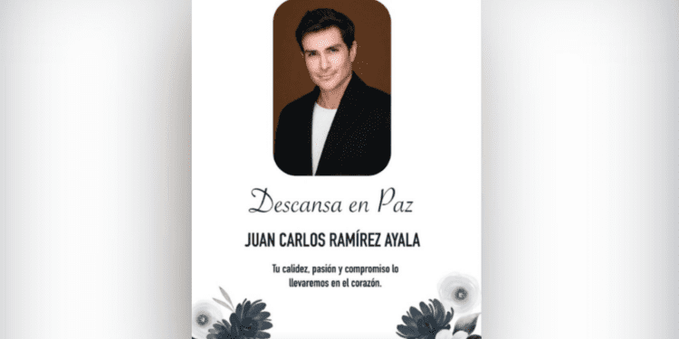 ¡Adiós inesperado! Muere Juan Carlos Ramírez a los 38 años por aneurisma cerebral