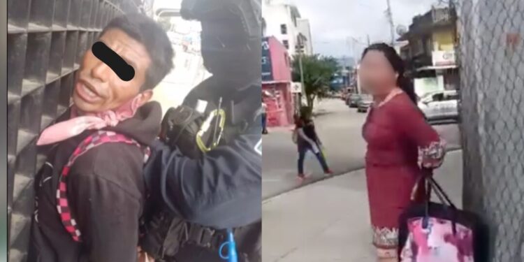 Nuevo ataque en vía pública enciende alarmas en Oaxaca: hombre agrede a mujer sin motivo aparente