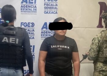 ¡Caída de la heredera del narco! Detienen a esposa de “Melchorcito” con arsenal en Santa María Mixtequilla