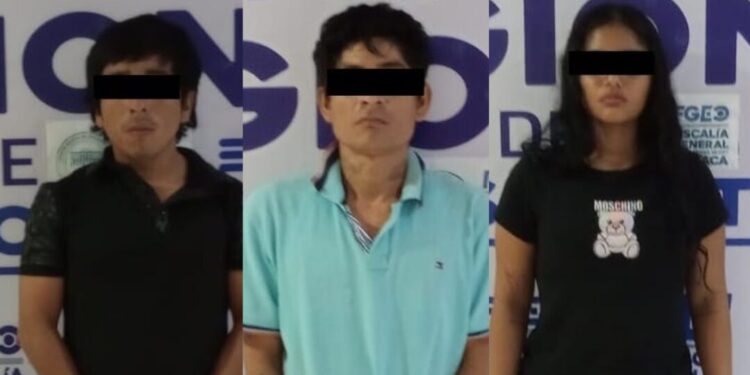 ¡Cae presunta red de narcomenudeo en Juchitán! Tres detenidos en flagrancia con metanfetamina y cocaína