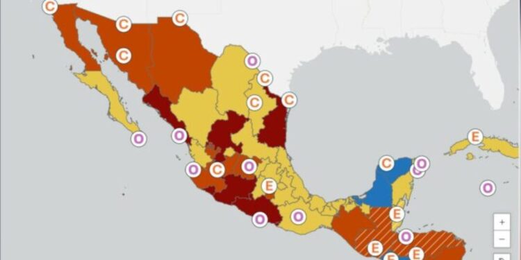 ¡EEUU lanza alerta de viaje en 30 estados de México! Oaxaca, en nivel bajo, pero con focos de violencia crecientes