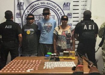 Drogas, armas y detenciones: operativos simultáneos revelan red criminal en la Costa de Oaxaca