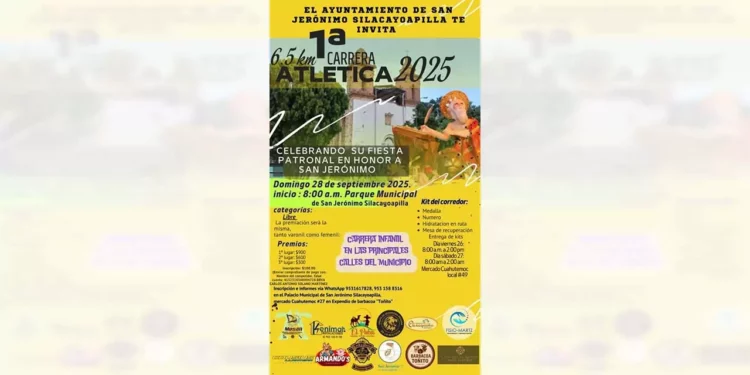 Es la primera vez que se organiza una carrera atlética para esta festividad.
