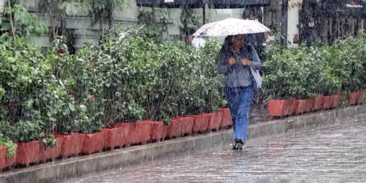 Foto: Jesús Santiago // El temporal de lluvias inició desde el fin de semana con el paso de la Tormenta Tropical Narda.