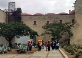 Foto: Jesús Santiago // Entre los inmuebles o monumentos históricos en los que aún está en proceso la restauración se cuenta el templo de Santo Domingo de Guzmán.
