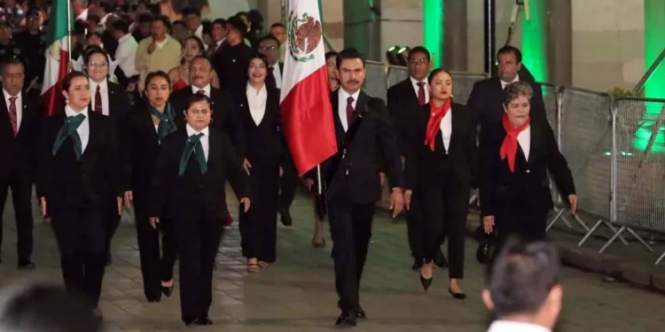 Foto: Adrián Gaytán // Esta actividad es previa a la ceremonia del Grito de Independencia y se realiza para recordar el momento el inicio de la guerra de Independencia.