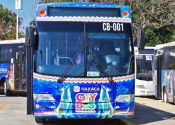 Foto: Adrián Gaytán // Tres administraciones estatales han invertido más de 1,700 millones de pesos para el Sistema de Transporte Colectivo Metropolitano de Oaxaca (BinniBus).