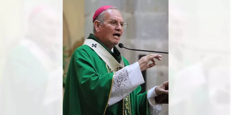 Foto: Adrián Gaytán // Este domingo, el arzobispo Pedro Vázquez Villalobos fue festejado por la feligresía, que le cantó las mañanitas por su cumpleaños 75, el 16 de septiembre.