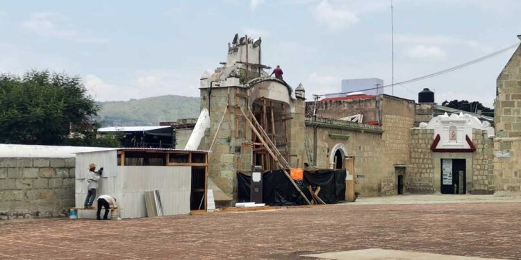 Fotos: Jesús Santiago López // Personal de la basílica señaló que el acceso se iba a restaurar con contribuciones de la feligresía.