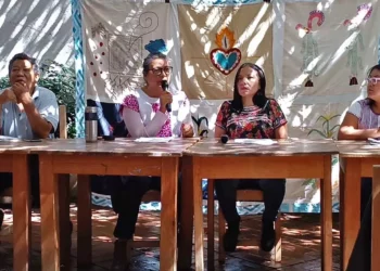 Foto: Lisbeth Mejía Reyes // Presentaron este miércoles la jornada conmemorativa por el Día Estatal en Defensa del Maíz Nativo.