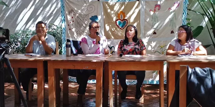 Foto: Lisbeth Mejía Reyes // Presentaron este miércoles la jornada conmemorativa por el Día Estatal en Defensa del Maíz Nativo.