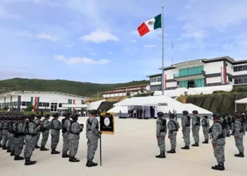 Foto: redes sociales // Ceremonia de toma de posesión del nuevo Coordinador Estatal de la Guardia Nacional (GN) en Oaxaca.
