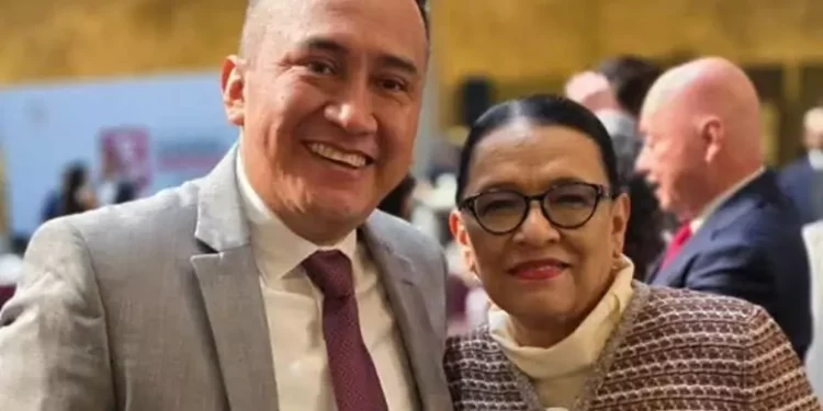 El legislador zapoteco Antonino Morales Toledo reconoció el liderazgo de la secretaria de Gobernación Rosa Icela Rodríguez.