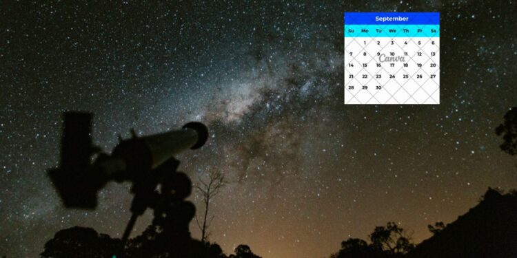 Fenómenos astronómicos de septiembre 2025