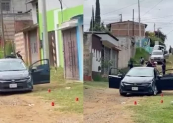 Balean a familia cuando llevaba a su hijo a la escuela en Pueblo Nuevo: Dos heridos