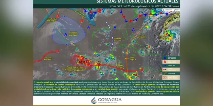 Oaxaca en alerta por lluvias muy fuertes: riesgo de deslaves, niebla densa y mar picado en la Costa e Istmo